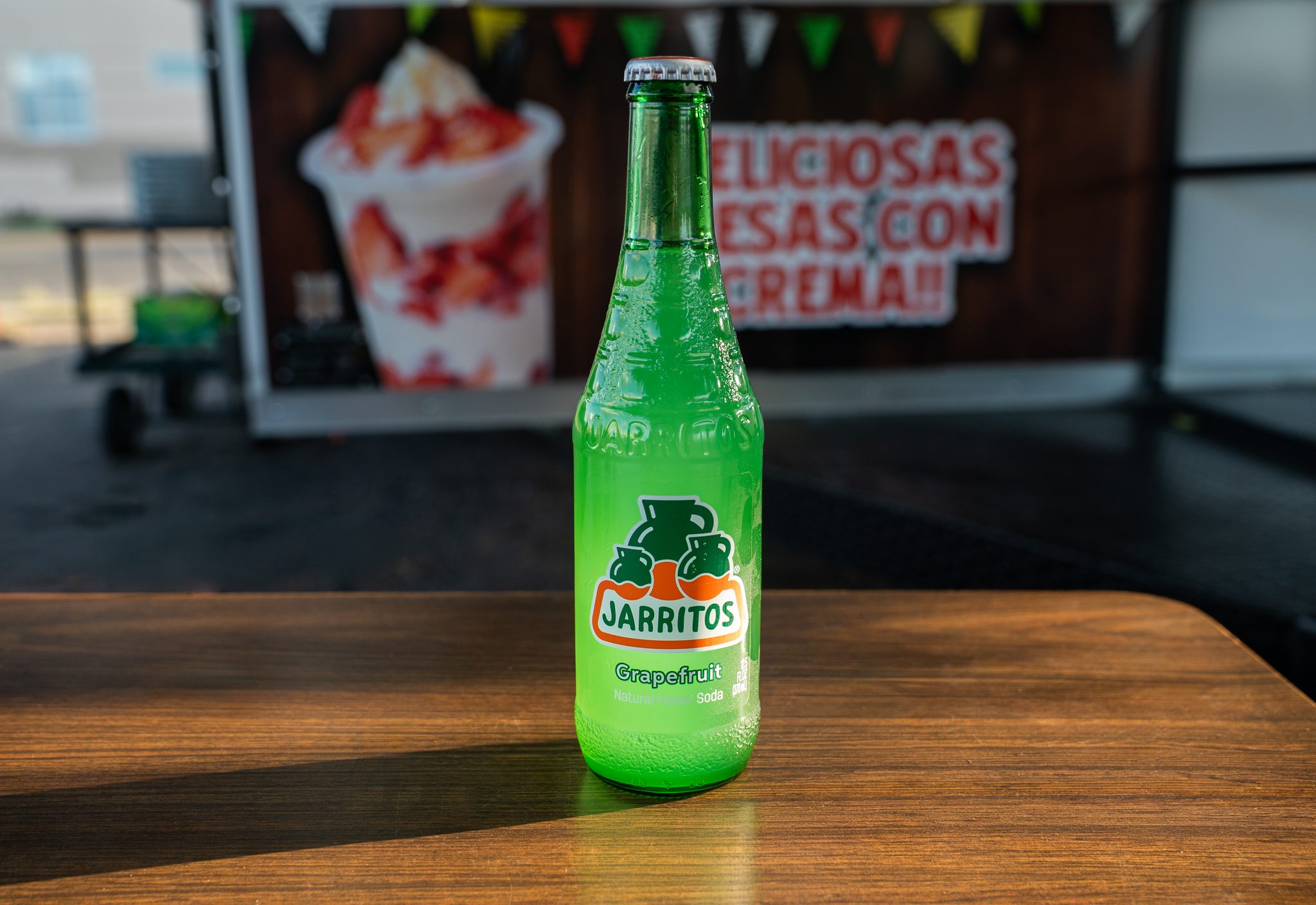 Jarritos grapefruit, Tacos Primavera, Denver