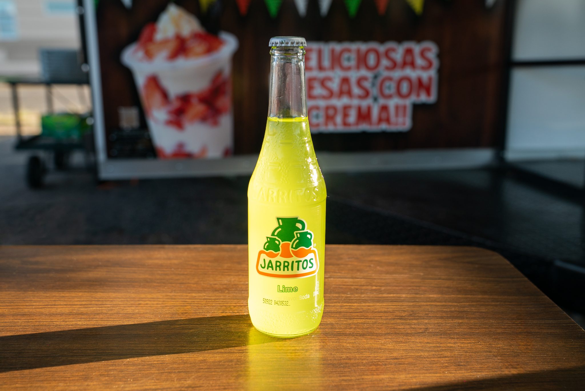 Jarritos lime, Tacos Primavera, Denver